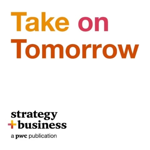 Take on Tomorrow logo with strategy and business text, a PwC publication